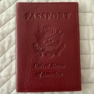 Passport wallet leather
